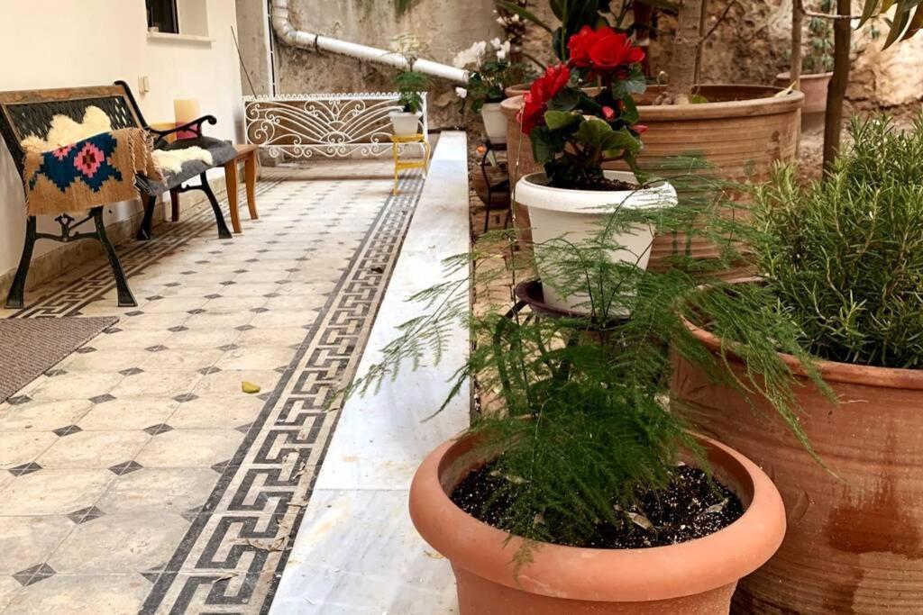 Quiet And Central Flat With Private Backyard Garden Athen Exterior foto